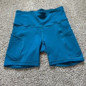 Lululemon fast and free biker shorts